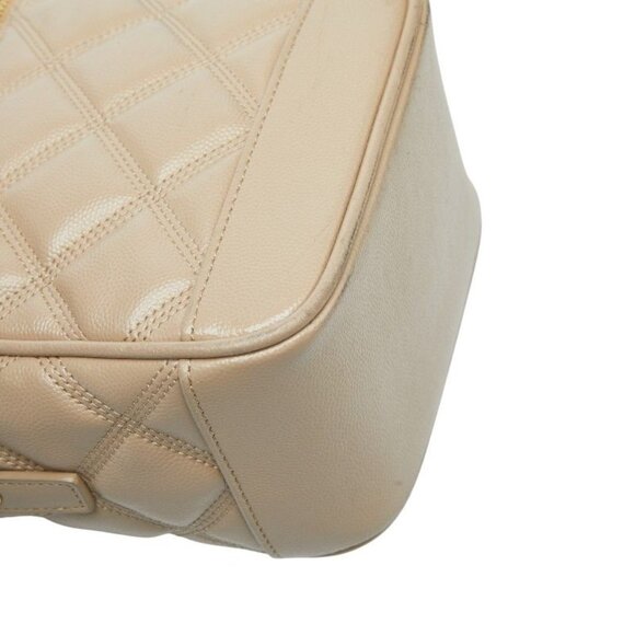 Saint Laurent 80'S Vanity Bag Shoulder Bag Beige Leather - Picture 7 of 10